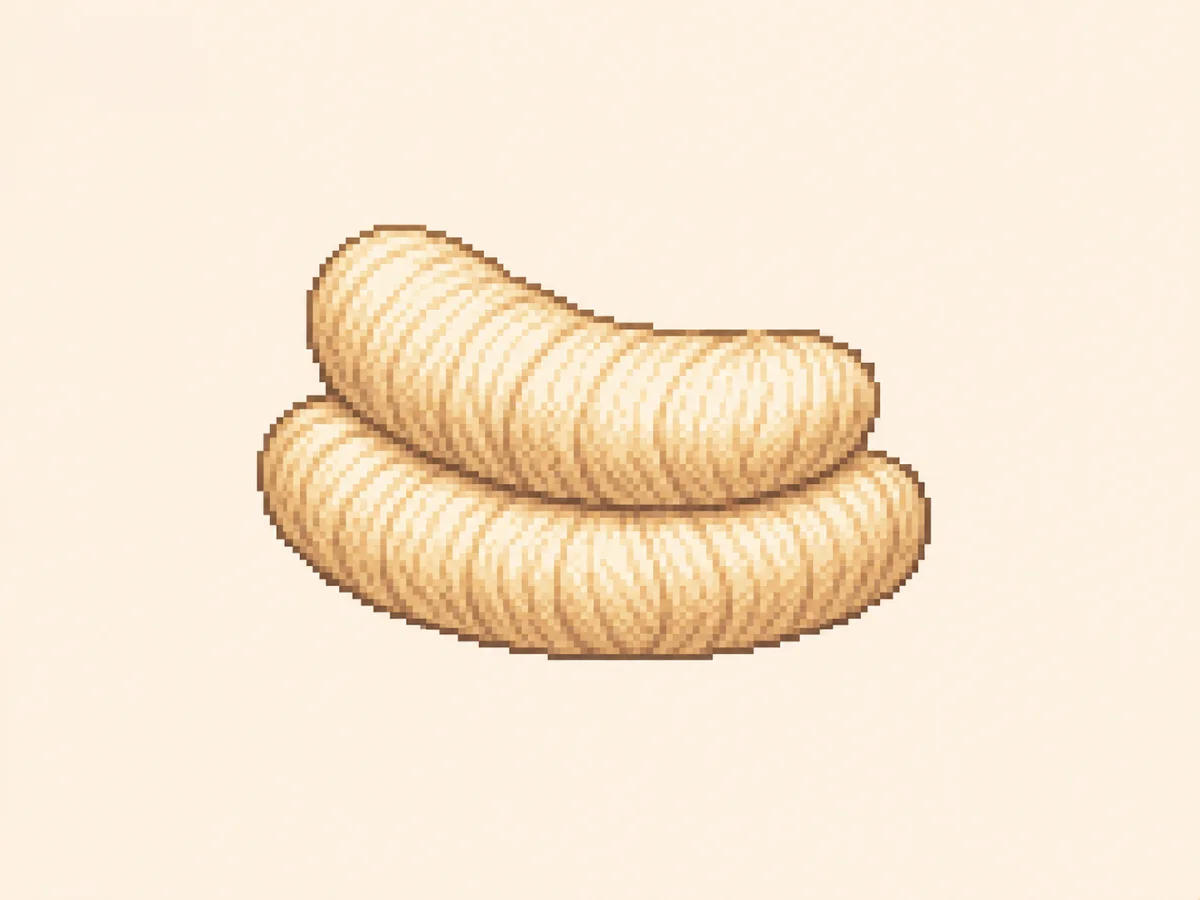 こ (ko) mnemonic: a coiled silkworm cocoon, two stacked curved segments like nested parentheses